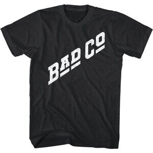 Bad Company Vintage Rock Band Logo T Shirt Debut Album 70s Concert Fan Graphic